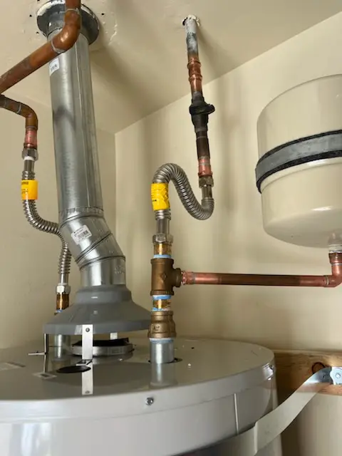 Water heater installation and plumbing repair in North Foxboro