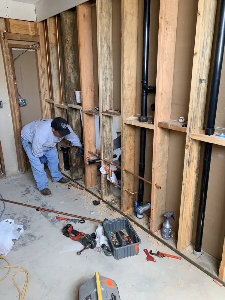 Commercial rough-in plumbing for Commercial Plumbing in North Foxboro
